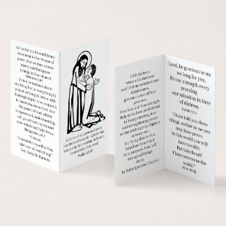 Tijden van problemen gebedskaart kaart