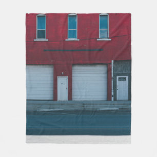 TIJDENS DAGEN GESLOTEN WIT-GARAGE FLEECE DEKEN