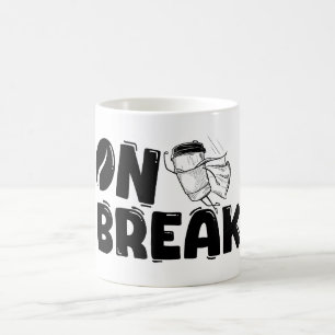 tijdens de pauze koffiemok