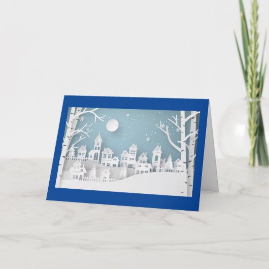 TIJDENS DE SEASON "OM TE DECORATEN" WIST CHRISTMAS KAART (Voorkant)