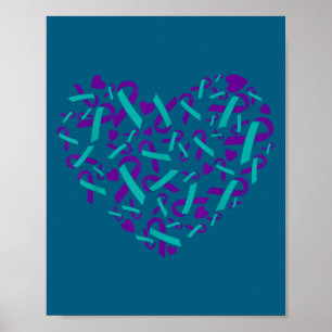 Tijdens het voorkomen van zelfmoord bewustzijn Tea Poster