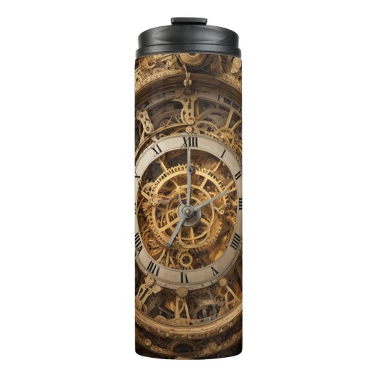 Tijdhouder bekleed met  periode kleding wikkeling thermosbeker (Voorkant)