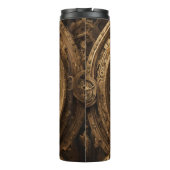 Tijdhouder bekleed met  periode kleding wikkeling thermosbeker (Achterkant)