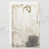 Tijdig Pet - Stationery Steampunk Briefpapier (Voorkant / Achterkant)