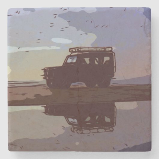 TIJDIG STENEN ONDERZETTER (Voorkant)