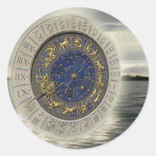 Tijdige trillingen ronde sticker