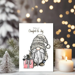 Tijdingen van troost en vreugde — Kabouter kerstka Kaart
