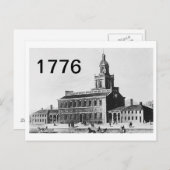 Tijdlijn 1776 briefkaart (Voorkant / Achterkant)