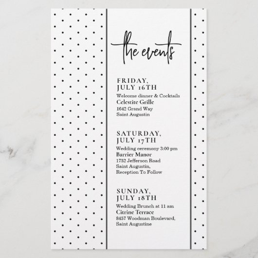 Tijdlijn voor Script + tekstbruiloft (Voorkant)