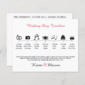 Tijdlijnprogramma Icon Wedding (Voorkant / Achterkant)