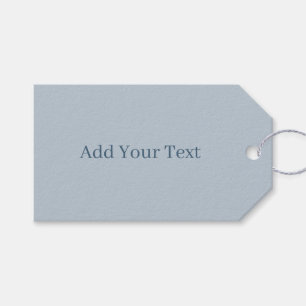 Tijdloos - Blauwe Mist - Cadeau Labels Cadeaulabel