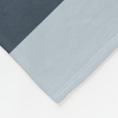 Tijdloos — Blauwe nevel naam fleece deken (Hoek)