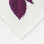 Tijdloos borduurwerk #8 fleece deken (Hoek)