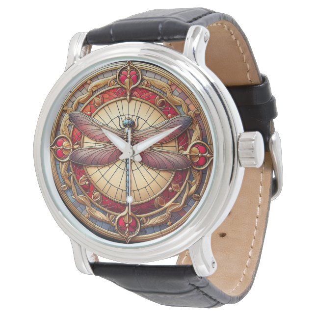 Tijdloos Dragonfly horloge (Gekanteld)