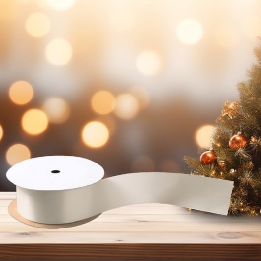 Tijdloos - Elegant crème satijnen lint