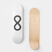 Tijdloos Elegant Infinite Design Skateboard (Voorkant)