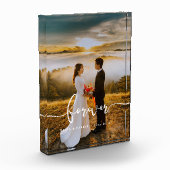 Tijdloos elegant ontwerp overlay bruiloft fotoblokken (Links)