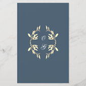 Tijdloos Floral Symphony Budget Menu (Achterkant)