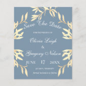 Tijdloos Floral Symphony Budget Save the Date Flyer (Voorkant)