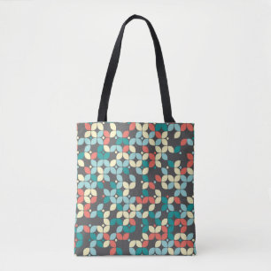 Tijdloos geometrisch naadloos patroon, abstract de draagtas