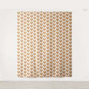 Tijdloos Gouden Hart Symbool van Liefde Wandkleed