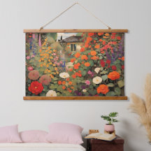 Tijdloos  huisje olieverfschilderij