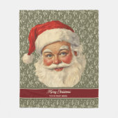 Tijdloos  Kerstman Fleece Kerstcadeau (Voorkant)