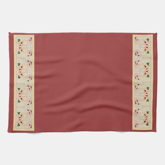 Tijdloos opvolger grafisch ontwerp theedoek (Horizontaal)