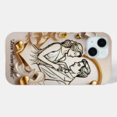 Tijdloos romantisch hart Case-Mate iPhone case (Achterkant (horizontaal))