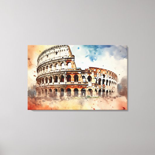 Tijdloos Rome, Italië Canvas Afdruk (Voorkant)