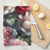 Tijdloos Roos Bloemencharme Theedoek (Quarter Fold)