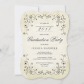 tijdloos | Uitnodiging voor afstudeerfeest (Voorkant)