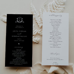 Tijdloos Vines Monogram Crest Black-programma Programma