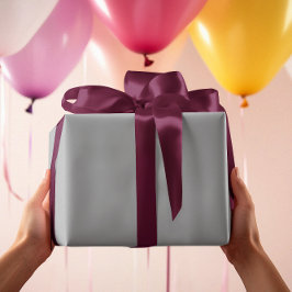 Tijdloos - zilvergrijs inpakpapier