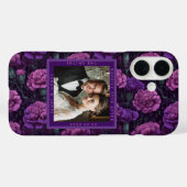Tijdloze Anjer Bloem Bruiloft Case-Mate iPhone Case (Achterkant (horizontaal))