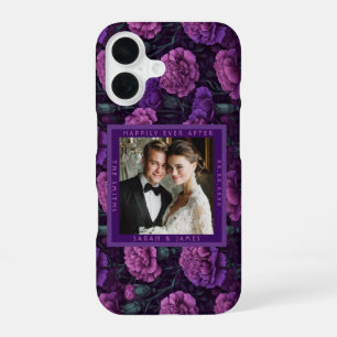 Tijdloze Anjer Bloem Bruiloft iPhone 16 Hoesje