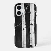 tijdloze berk iPhone 16 hoesje (Achterkant)