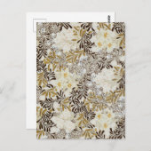 Tijdloze Bloom Bloemen & Bladeren Patroon Briefkaart (Voorkant / Achterkant)