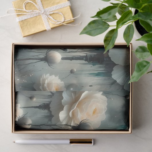 Tijdloze Bloom Bride Surreal Fantasy Decoupage Tissuepapier (Geschenk)