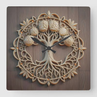 Tijdloze bomen: een houtsnijwerk