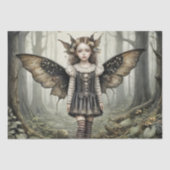 Tijdloze bosfee - Decoupage - Tissuepapier (Voorkant)