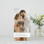 Tijdloze Charme Bewaar de Datum Save The Date (Staand voorkant)