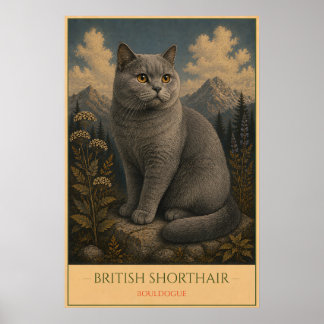 Tijdloze Charme: British Shorthair Poster