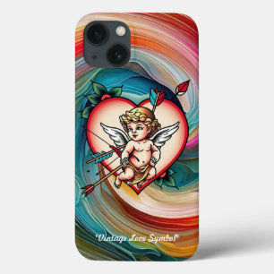 Tijdloze Cupido en Heart Ink iPhone 13 Hoesje
