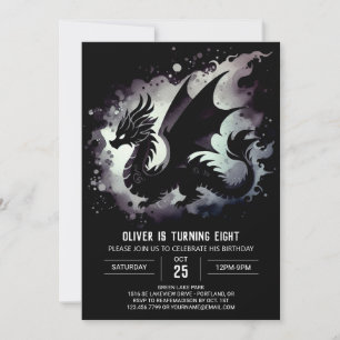 Tijdloze Dragon Birthday Kaart
