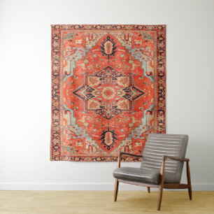 Tijdloze echo's: Erfgoed Boho Oriental Moroccan Wandkleed