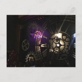 Tijdloze Elegance klok Briefkaart – Uniek Artistie