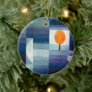 Tijdloze elegantie: de voorbode van de herfst keramisch ornament