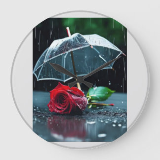 Tijdloze elegantie: een wandklok die een aanvullin grote klok