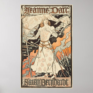 Tijdloze elegantie: Jeanne d'Arc-Sarah Bernhardt Poster